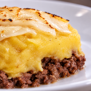 Escondidinho de mandioquinha com carne moída — 200 g