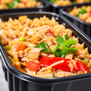 Ragu de pernil com arroz tropeiro da casa — 200 g